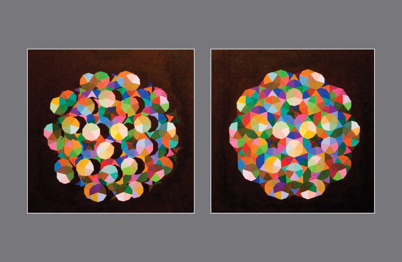 Bumpalicious Universe: Round Globes Awash in Myriad Hues - Stereo Art Prints